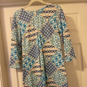 J.McLaughlin Sophia Catalina Cloth Sheath Dress, Size large